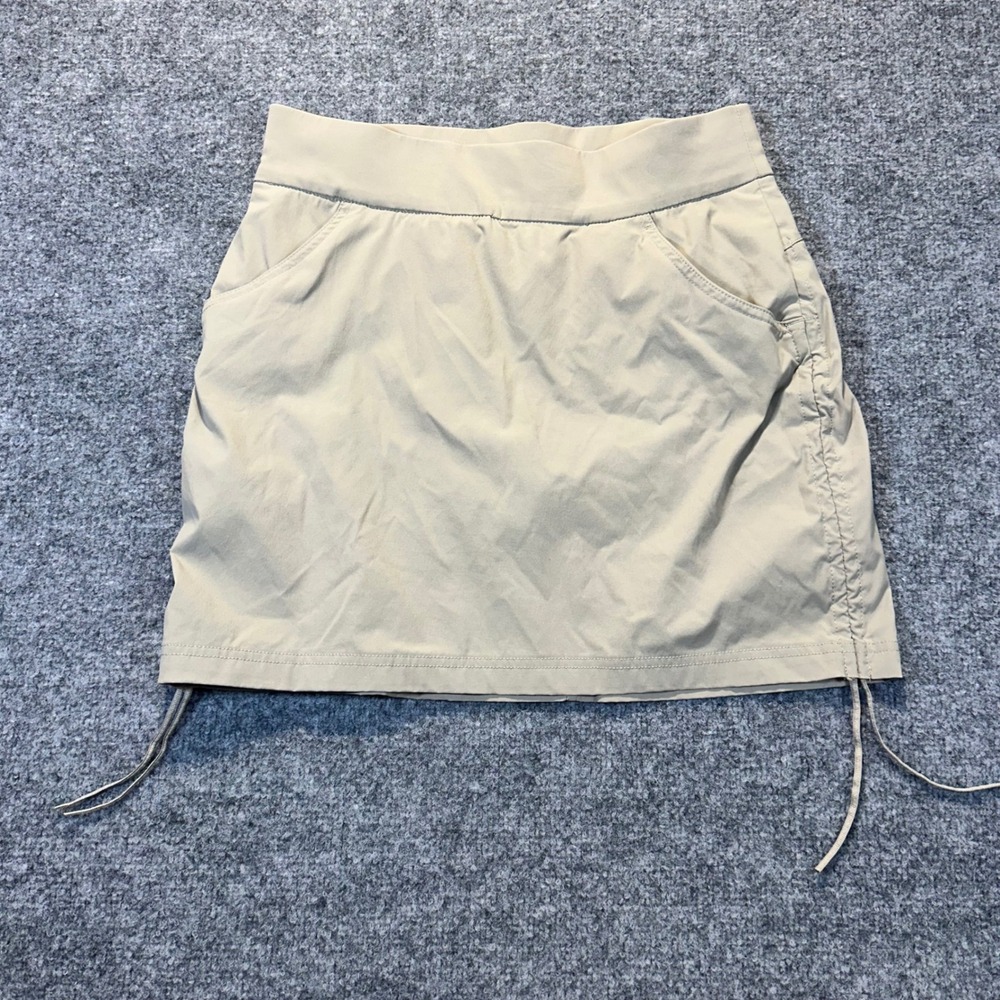 Columbia Skort Women Medium Tan Khaki Hiking Trail Outdoor Gorpcore